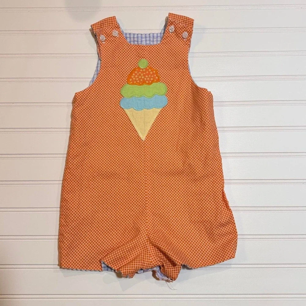 The Bailey Boys 24 months Reversible Cran/ Ice Cream Cone Romper